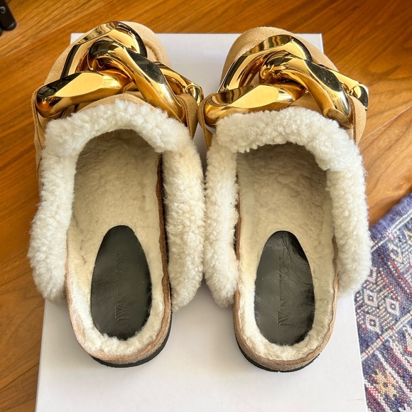 JW Anderson Calf suede chain mule - Picture 3 of 7
